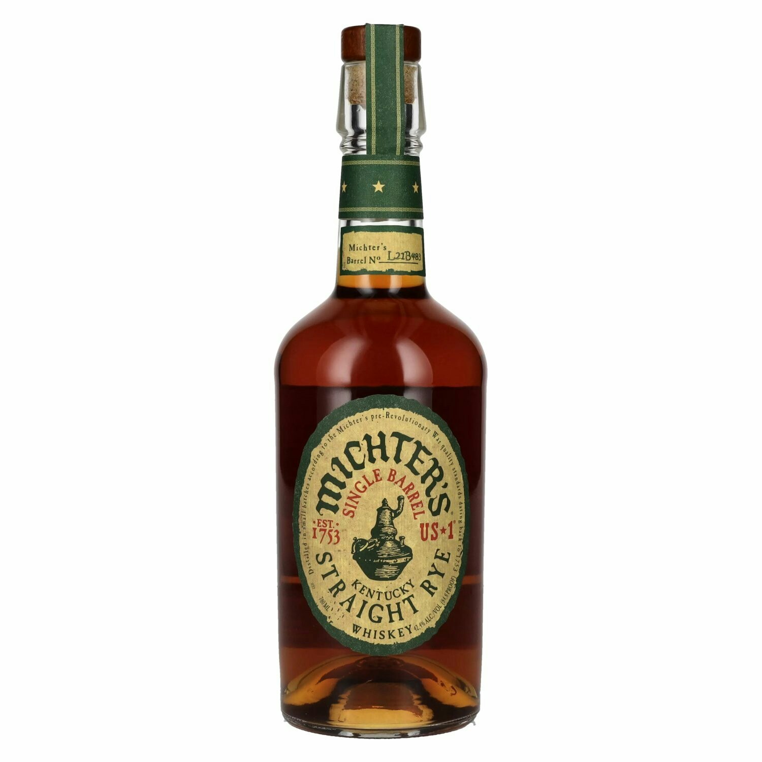 Michter's US*1 Kentucky Single Barrel Straight Rye Whiskey 42,4% Vol. 0,7l