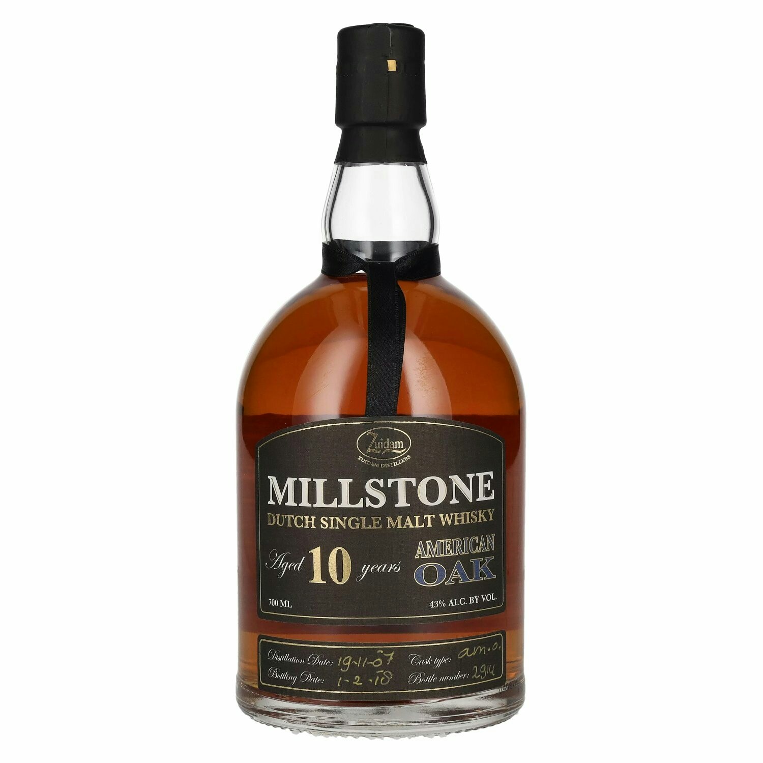 Millstone 10 Years Old Dutch Single Malt Whisky American Oak 43% Vol. 0,7l