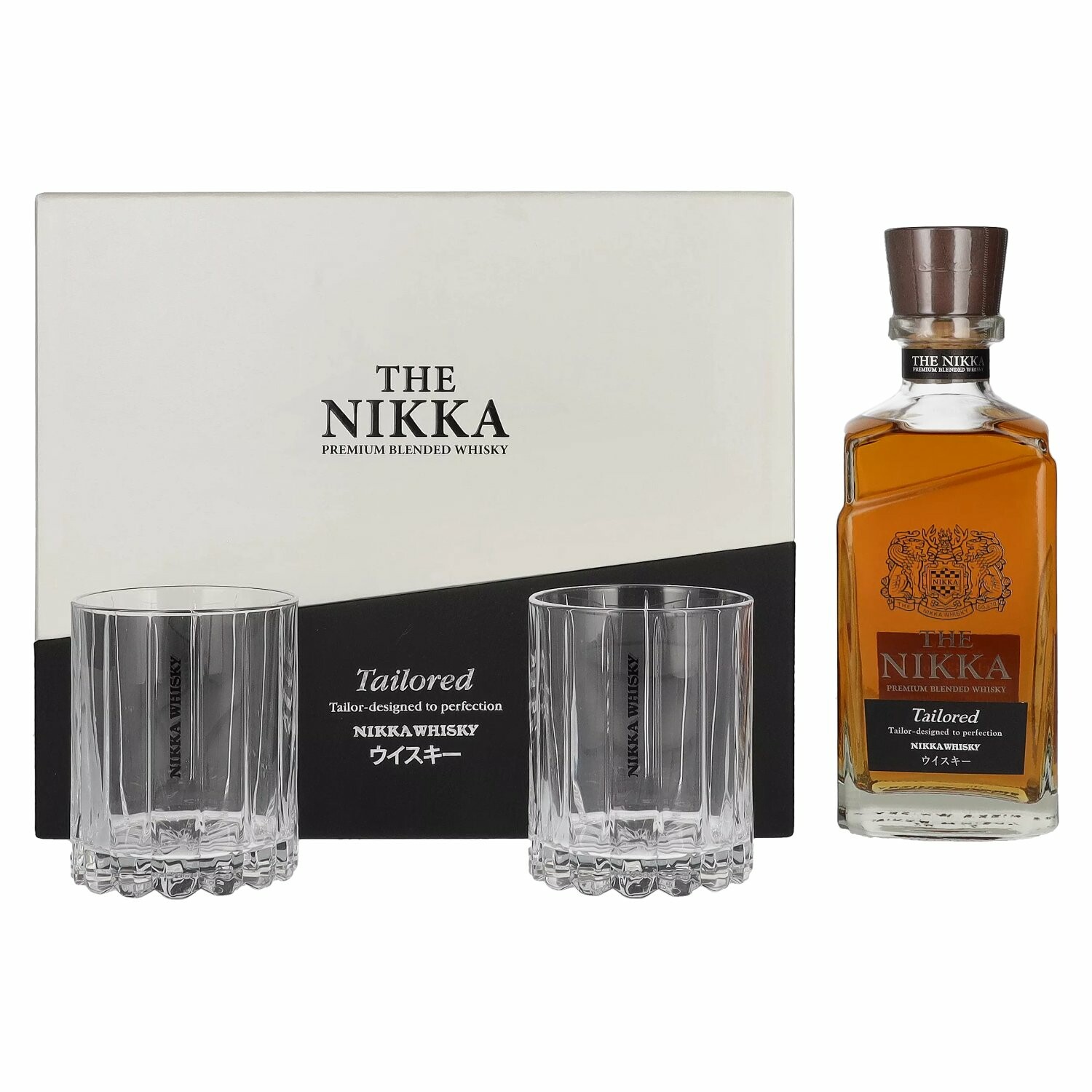 Nikka THE NIKKA Tailored Premium Blended Whisky 43% Vol. 0,7l in Giftbox with 2 glasses