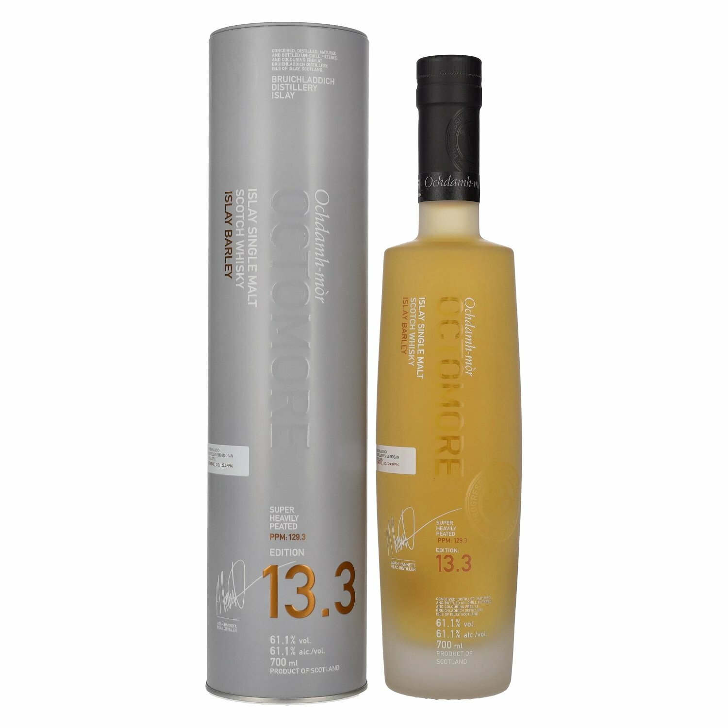 Octomore EDITION: 13.3 Super Heavily Peated Islay Barley 2022 61,1% Vol. 0,7l in Tinbox