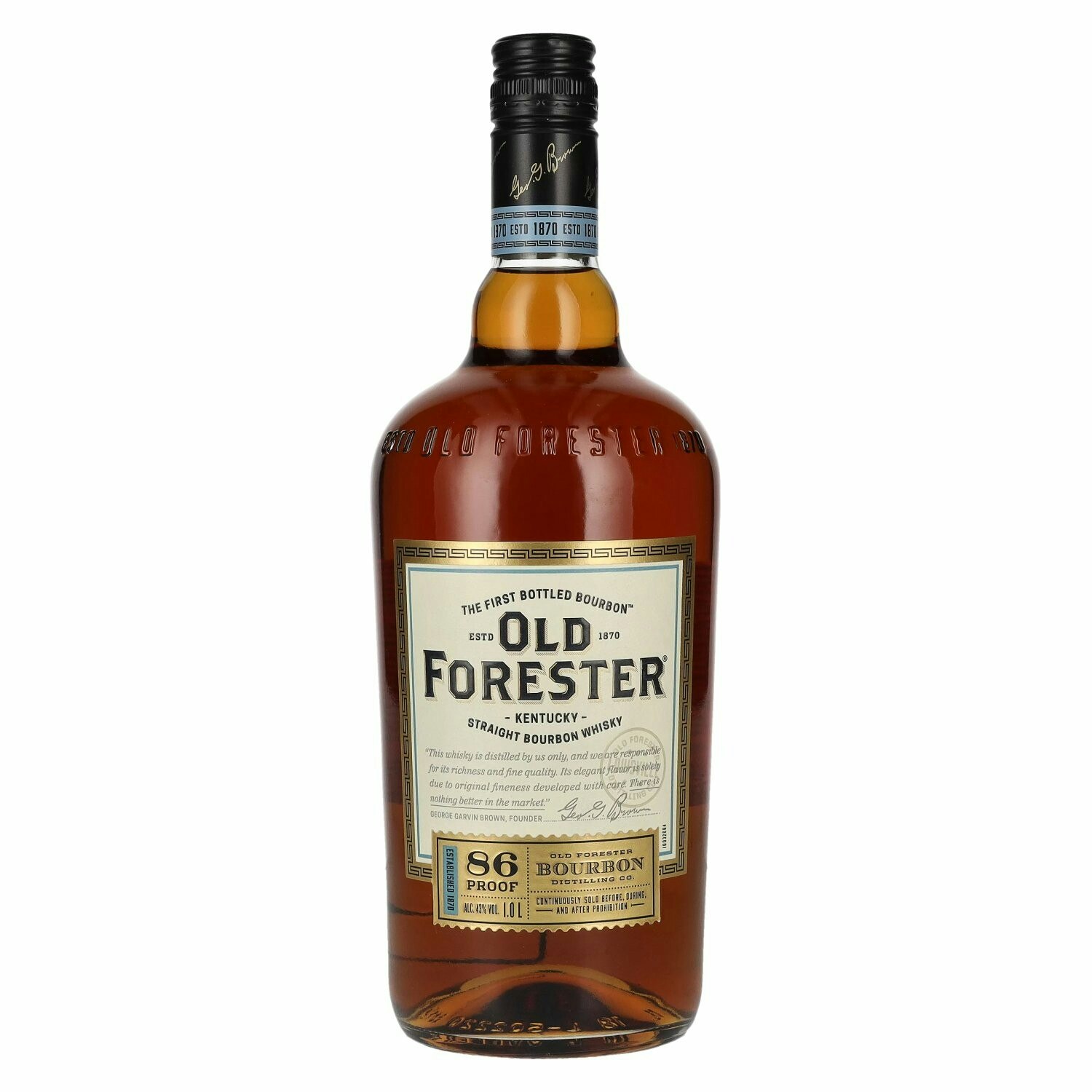 Old Forester Kentucky Straight Bourbon Whisky 43% Vol. 1l