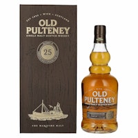 Old Pulteney 25 Years Old Single Malt Scotch Whisky 46% Vol. 0,7l in Giftbox