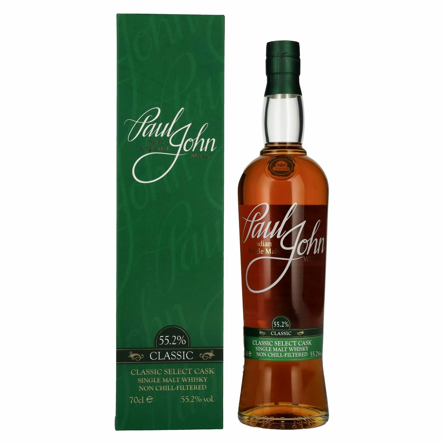 Paul John CLASSIC Select Cask Indian Single Malt Whisky 55,2% Vol. 0,7l in Giftbox