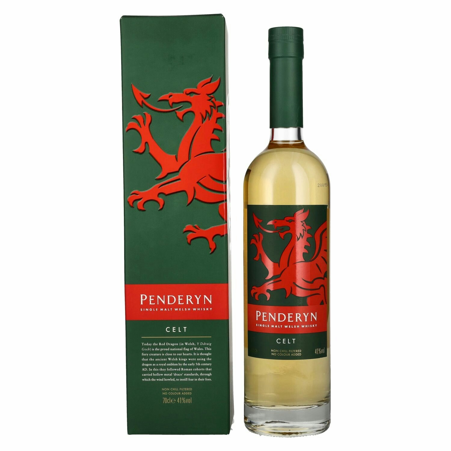 Penderyn CELT Single Malt Welsh Whiskey 41% Vol. 0,7l in Giftbox