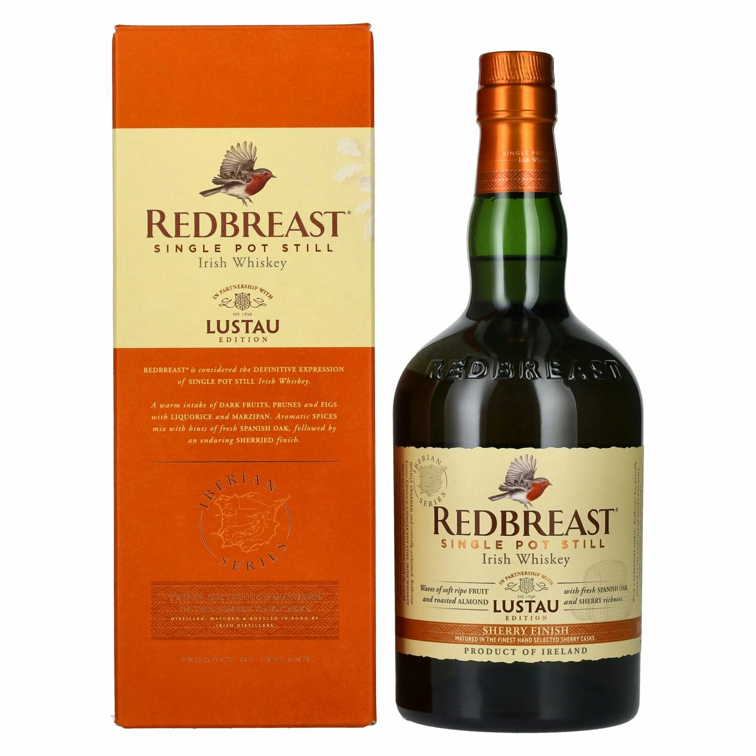 Redbreast Single Pot Still Irish Whiskey LUSTAU EDITION Sherry Finish 46% Vol. 0,7l in Giftbox