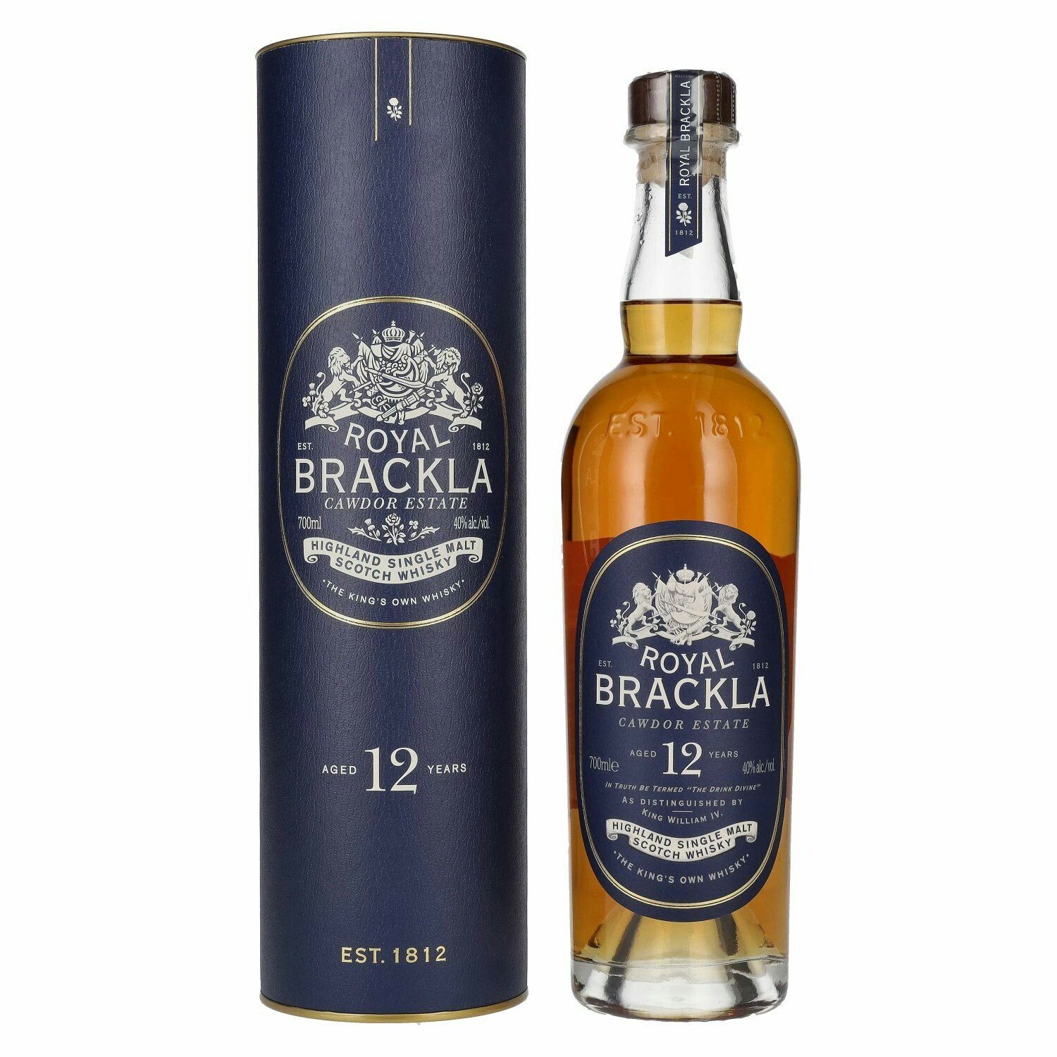 Royal Brackla 12 Years Old Highland Single Malt 40% Vol. 0,7l in Giftbox