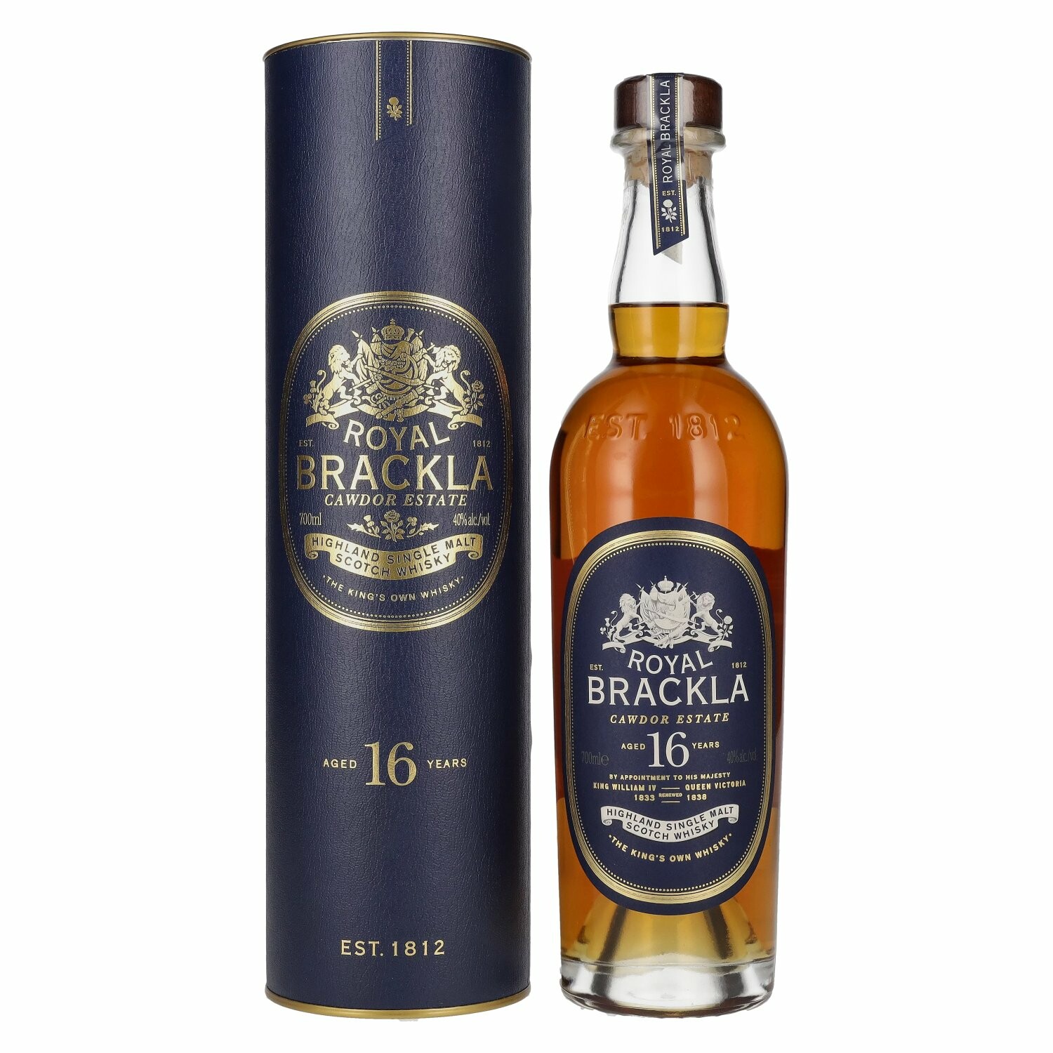 Royal Brackla 16 Years Old Highland Single Malt 40% Vol. 0,7l in Giftbox