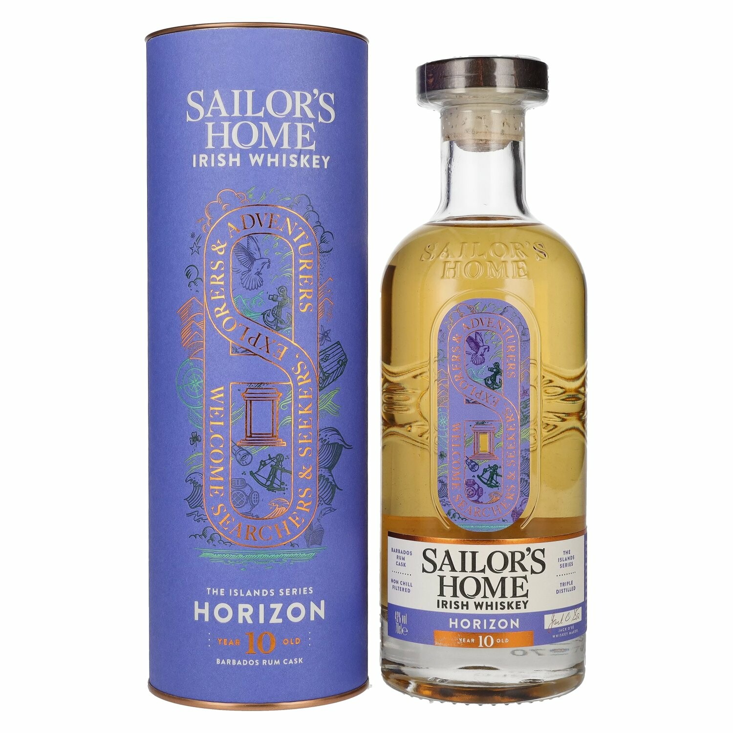 Sailor's Home HORIZON 10 Years Old Rum Cask Finish 43% Vol. 0,7l in Giftbox