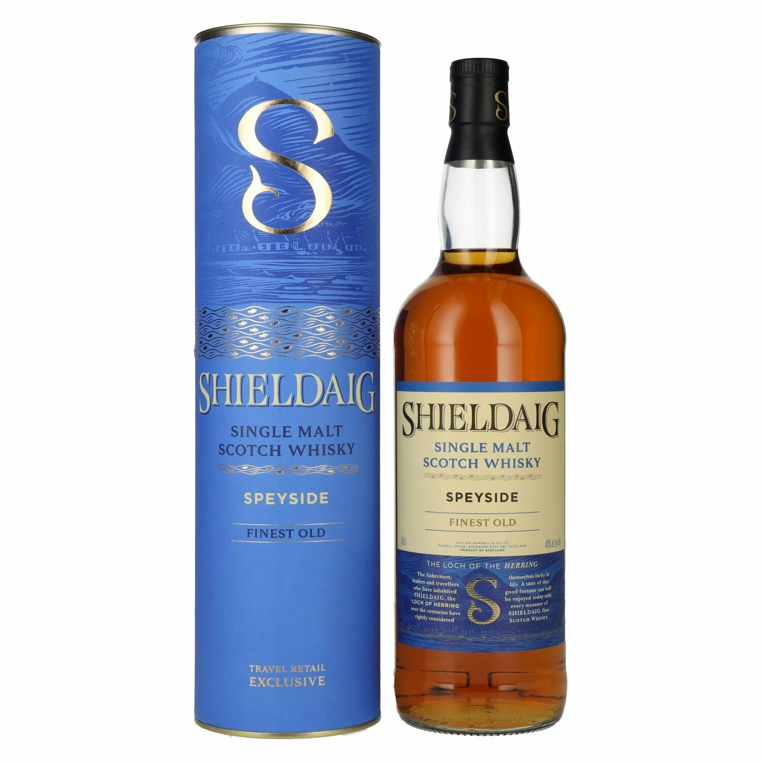 Shieldaig SPEYSIDE FINEST OLD The Loch of the Heering 40% Vol. 1l in Giftbox