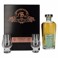 Signatory Vintage MOSSTOWIE 45 Years Old 30th ANNIVERSARY 1973 51,6% Vol. 0,7l in Holzkiste with 2 glasses