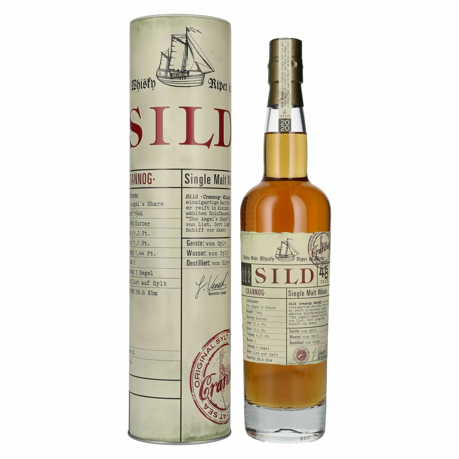 SILD CRANNOG Single Malt Whisky 2020 48% Vol. 0,7l in Tinbox