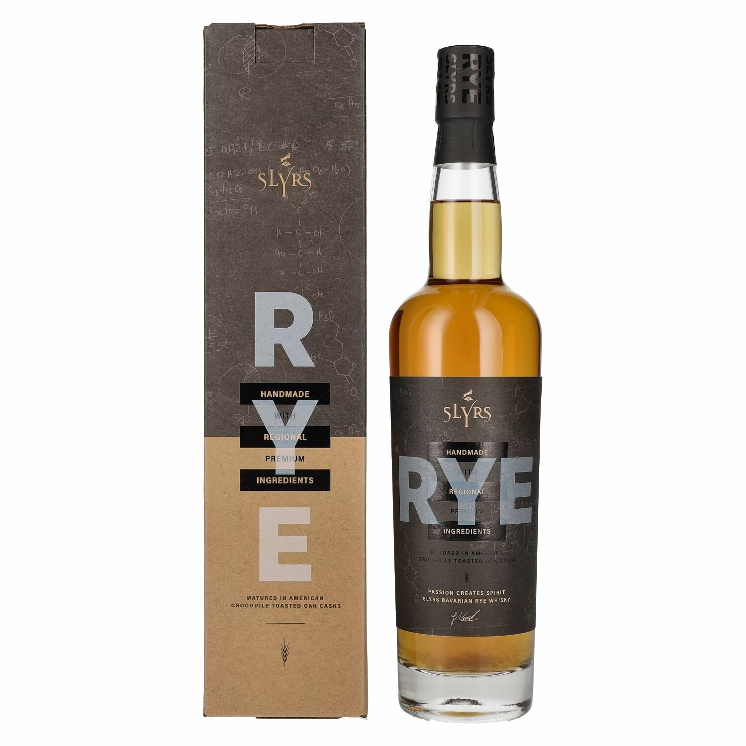 Slyrs Bavarian Rye Whisky 41% Vol. 0,7l in Giftbox