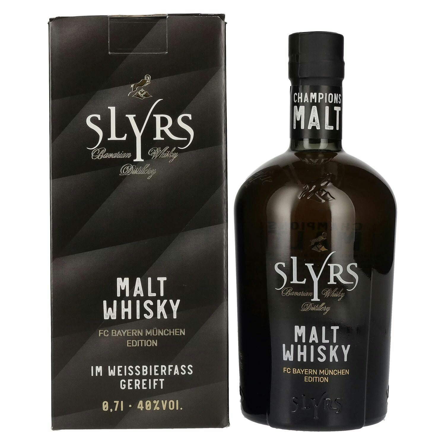Slyrs FC Bayern München Champions Malt Whisky 40% Vol. 0,7l in Giftbox