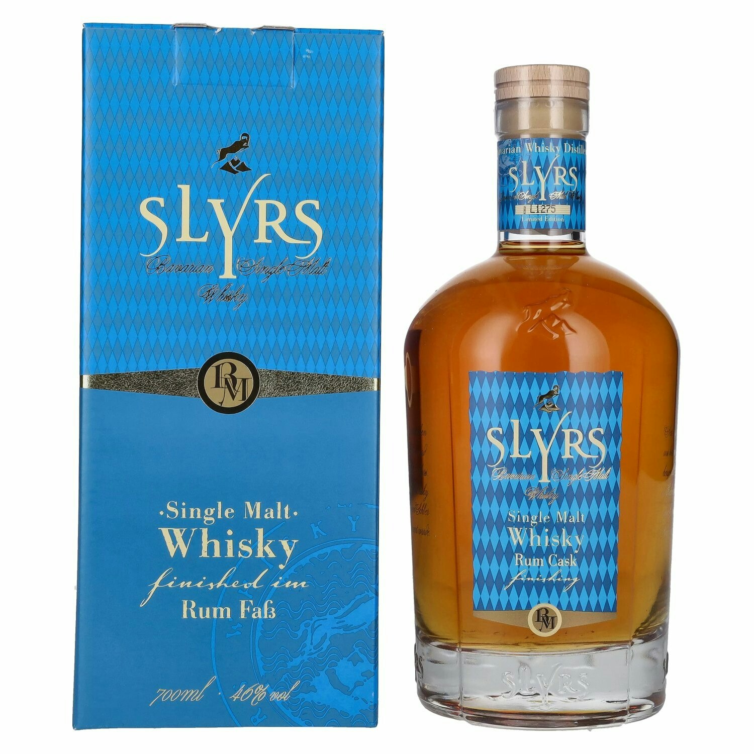 Slyrs RUM FASS FINISH Single Malt Whisky Limited Edition 46% Vol. 0,7l in Giftbox