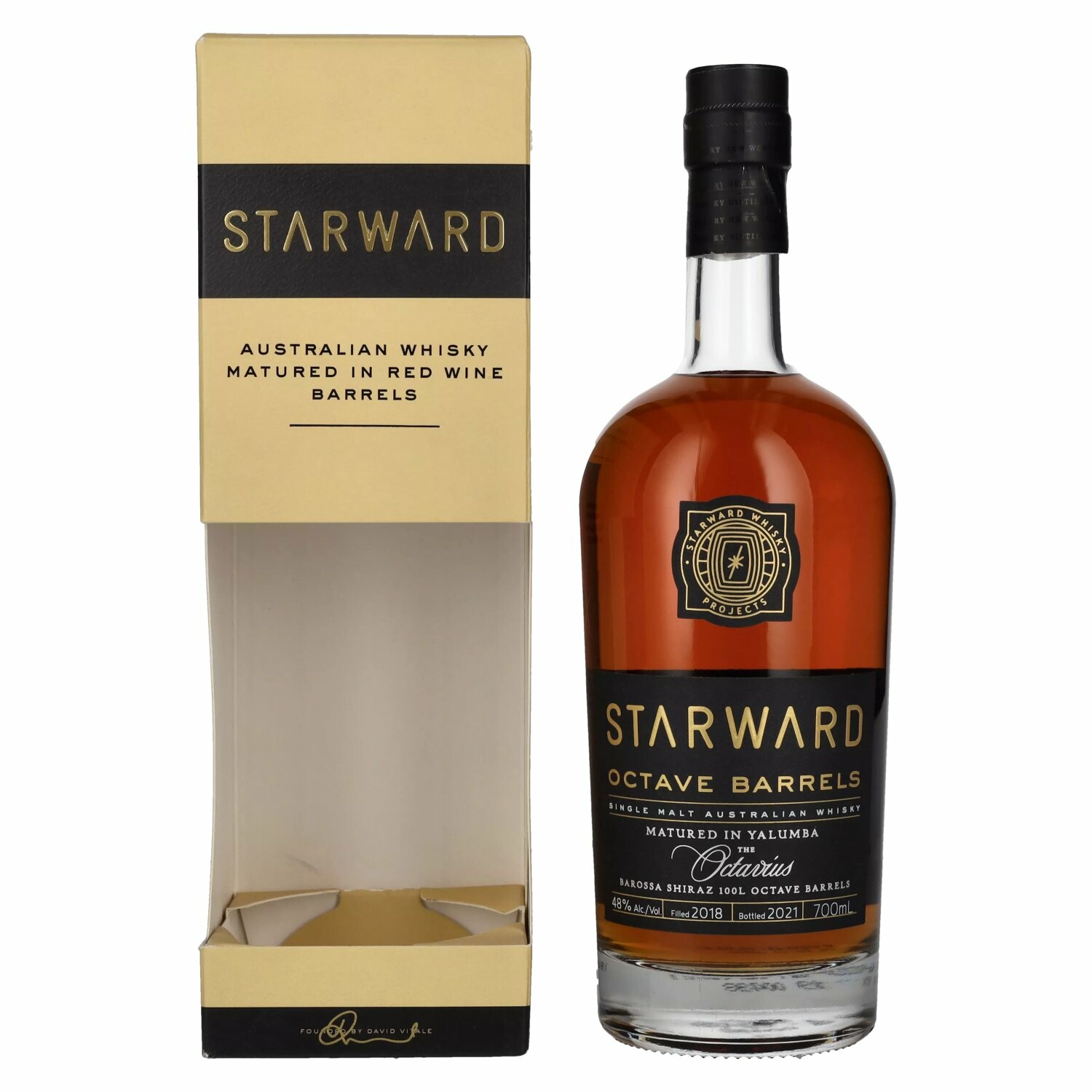 Starward OCTAVE BARRELS Single Malt Australian Whisky 2018 48% Vol. 0,7l in Giftbox