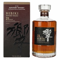 Suntory Hibiki 21 Years Old Blended Japanese Whisky 43% Vol. 0,7l in Giftbox