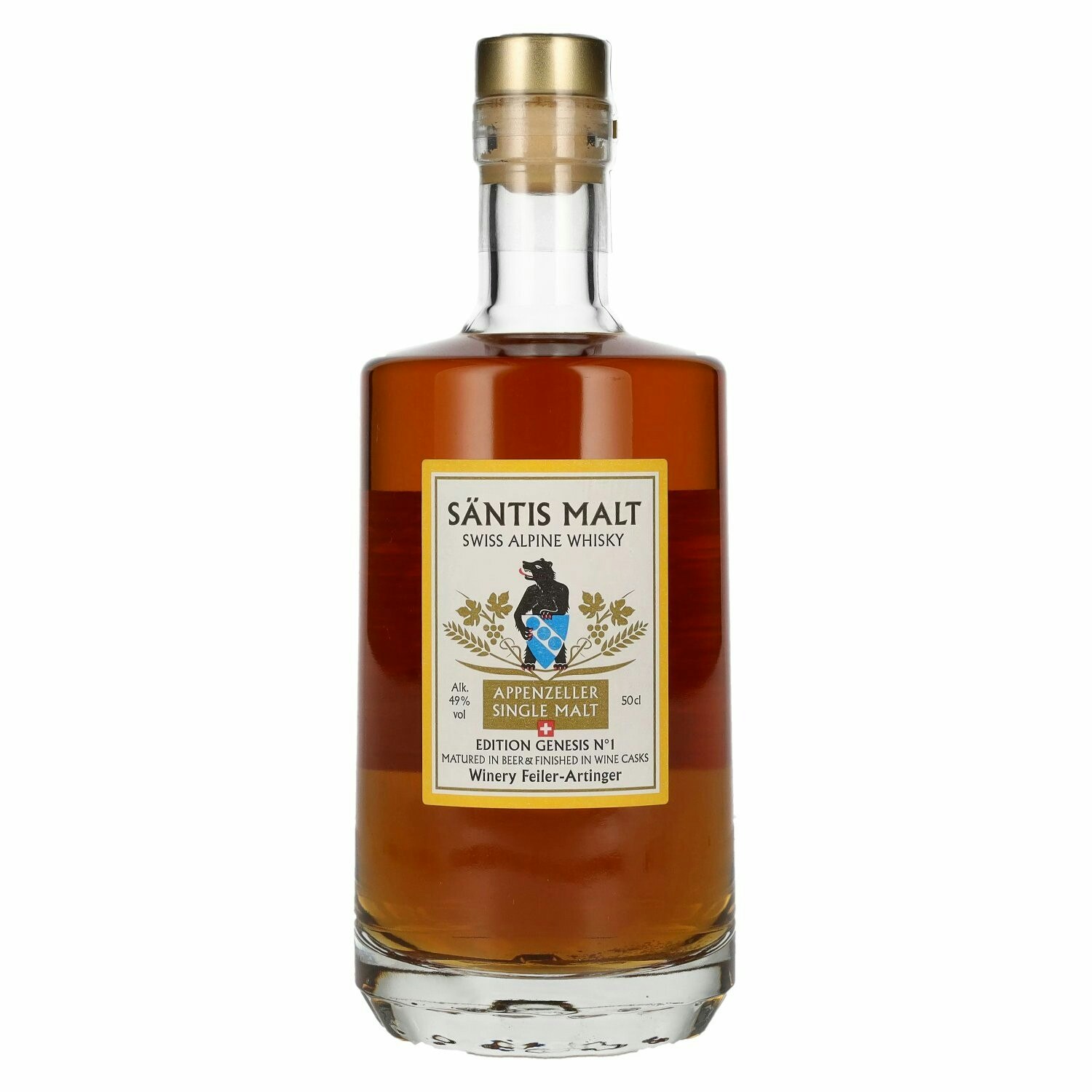 Säntis Malt Appenzeller Single Malt EDITION GENESIS N° I 49% Vol. 0,5l