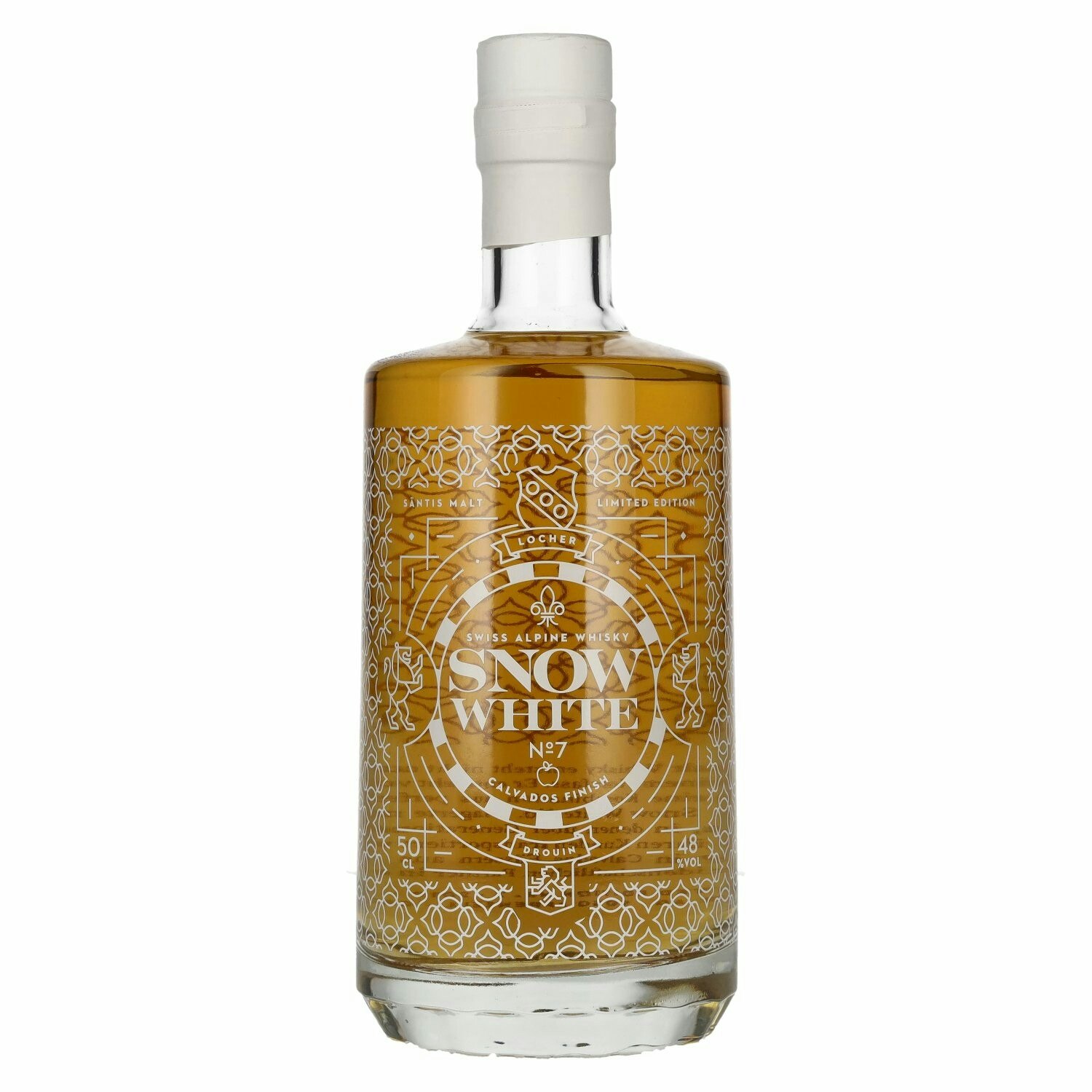 Säntis Malt SNOW WHITE Single Malt CALVADOS FINISH ? 7 48% Vol. 0,5l