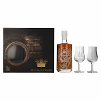 Säntis Malt SNOW WHITE Single Malt PINEAU FINISH ? 8 48% Vol. 0,5l in Giftbox with 2 glasses