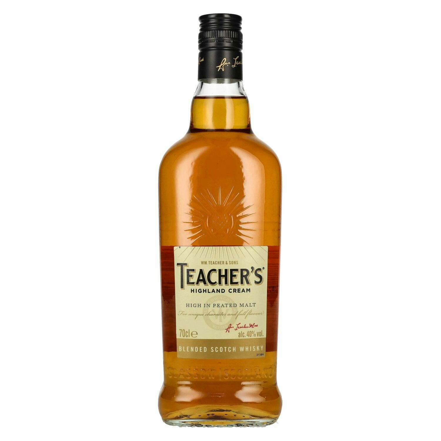 Teacher's HIGHLAND CREAM Blended Scotch Whisky 40% Vol. 0,7l
