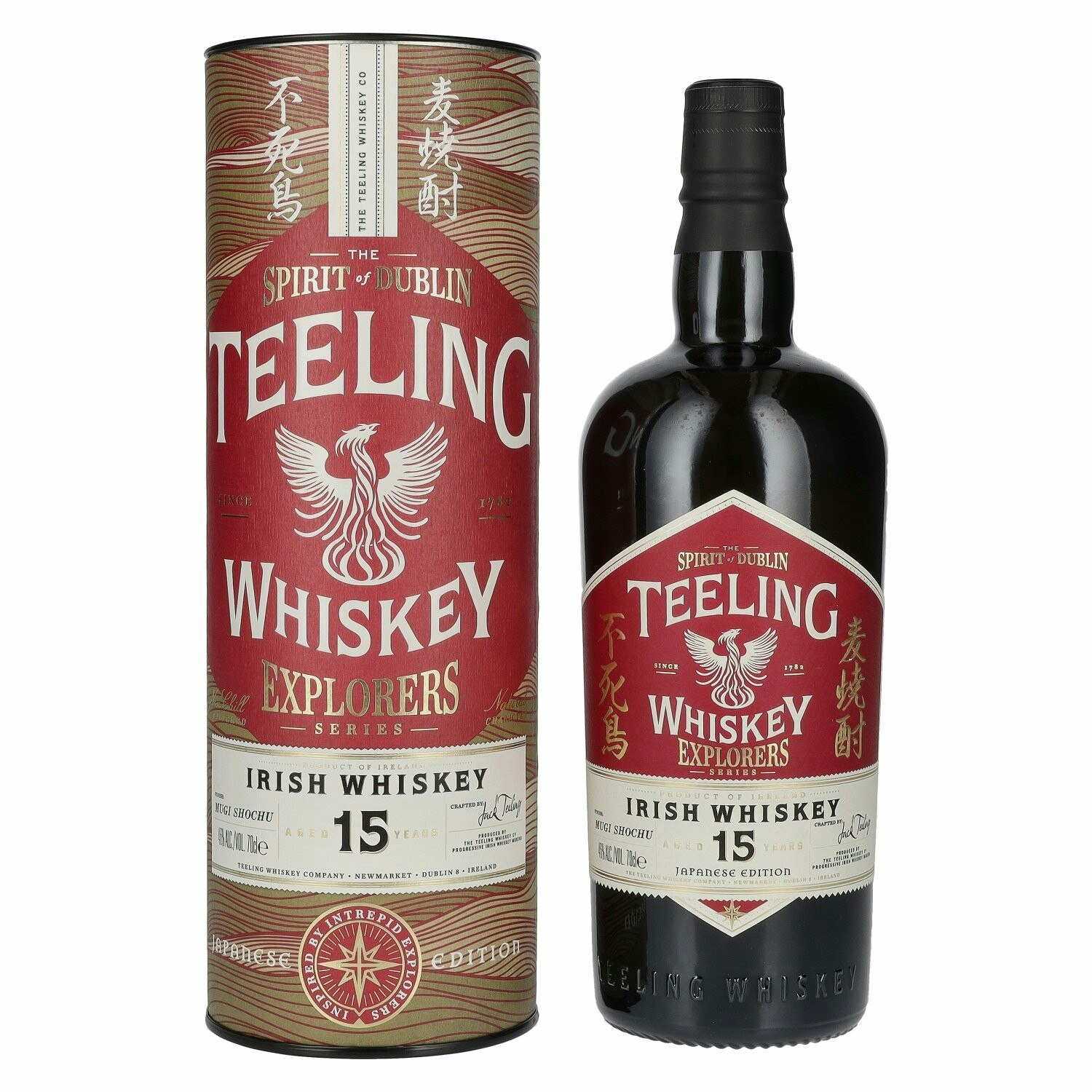 Teeling Whiskey 15 Years Old EXPLORERS SERIES Irish Whiskey Japanese Edition 46% Vol. 0,7l in Giftbox