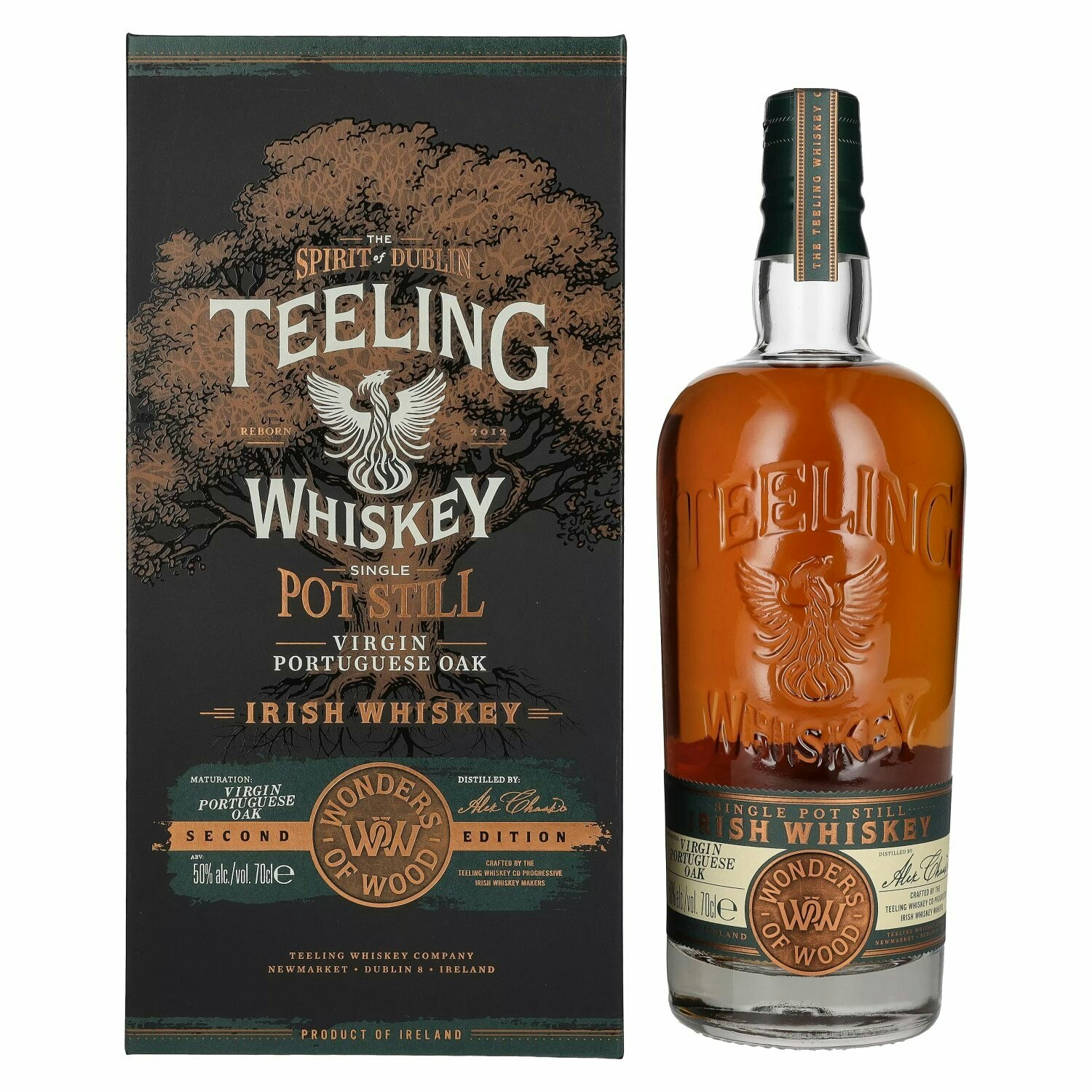 Teeling Whiskey Single Pot Still WONDERS OF WOOD Second Edition 50% Vol. 0,7l in Giftbox