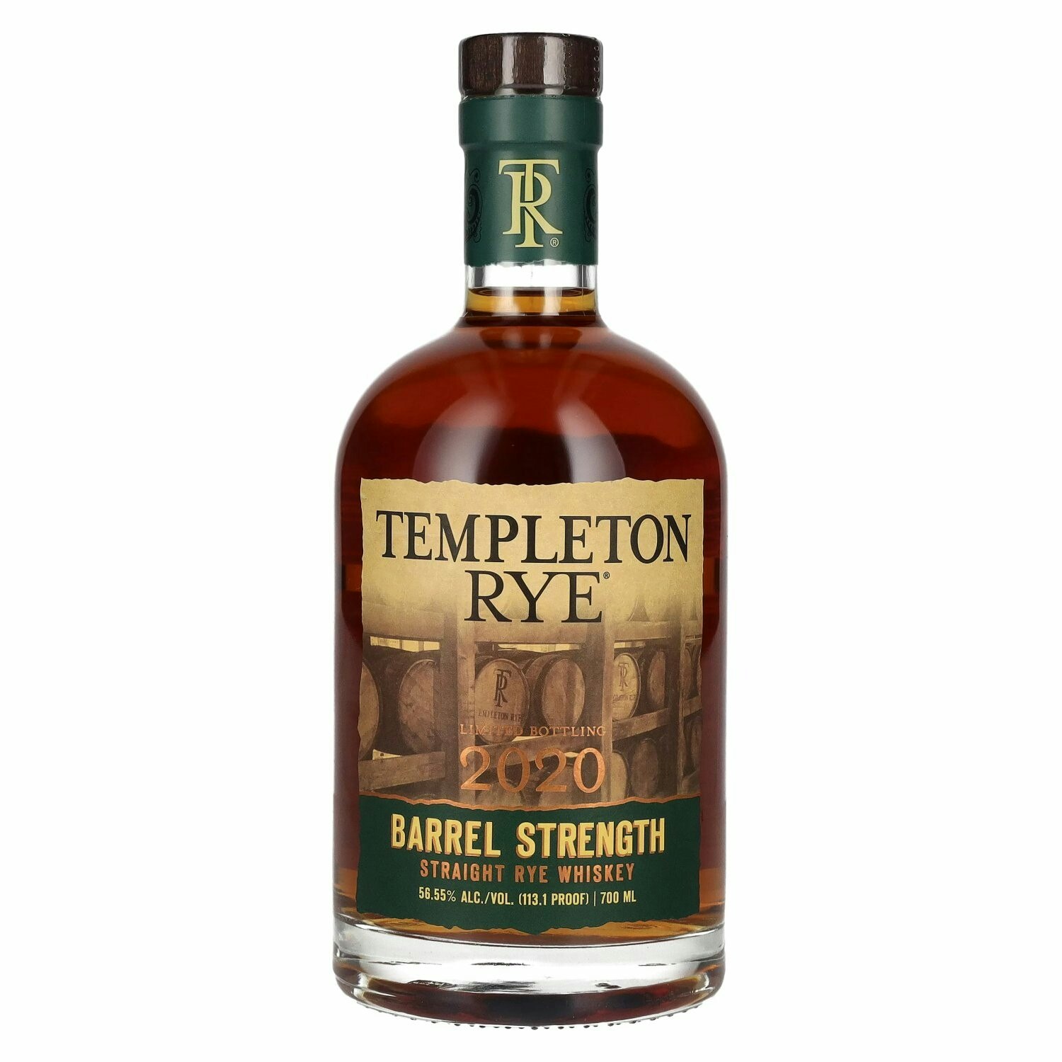 Templeton Rye Barrel Strength Straight Rye Whiskey 2020 56,6% Vol. 0,7l