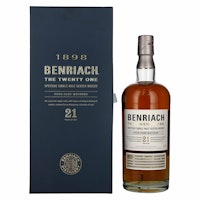 The BenRiach 21 Years Old Four-Cask Maturation 46% Vol. 0,7l in Giftbox