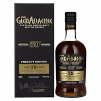 The GlenAllachie 16 Years Old 50th Anniversary PRESENT EDITION 2022 48% Vol. 0,7l in Giftbox