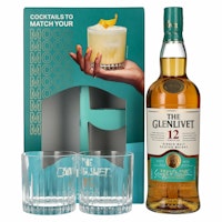 The Glenlivet 12 Years Old DOUBLE OAK 40% Vol. 0,7l in Giftbox with 2 glasses