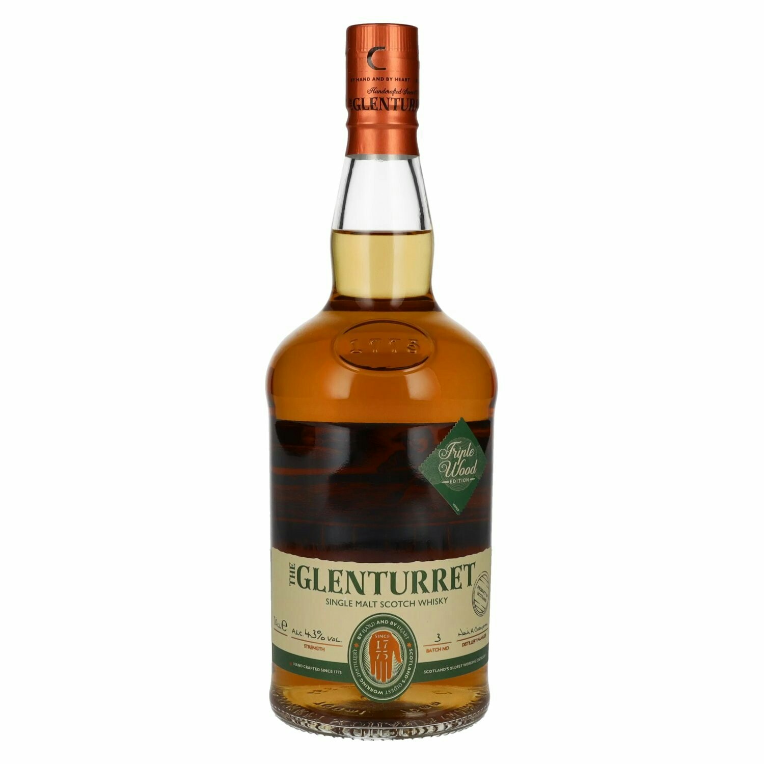 The Glenturret Triple Wood Edition Batch No. 3 43% Vol. 0,7l