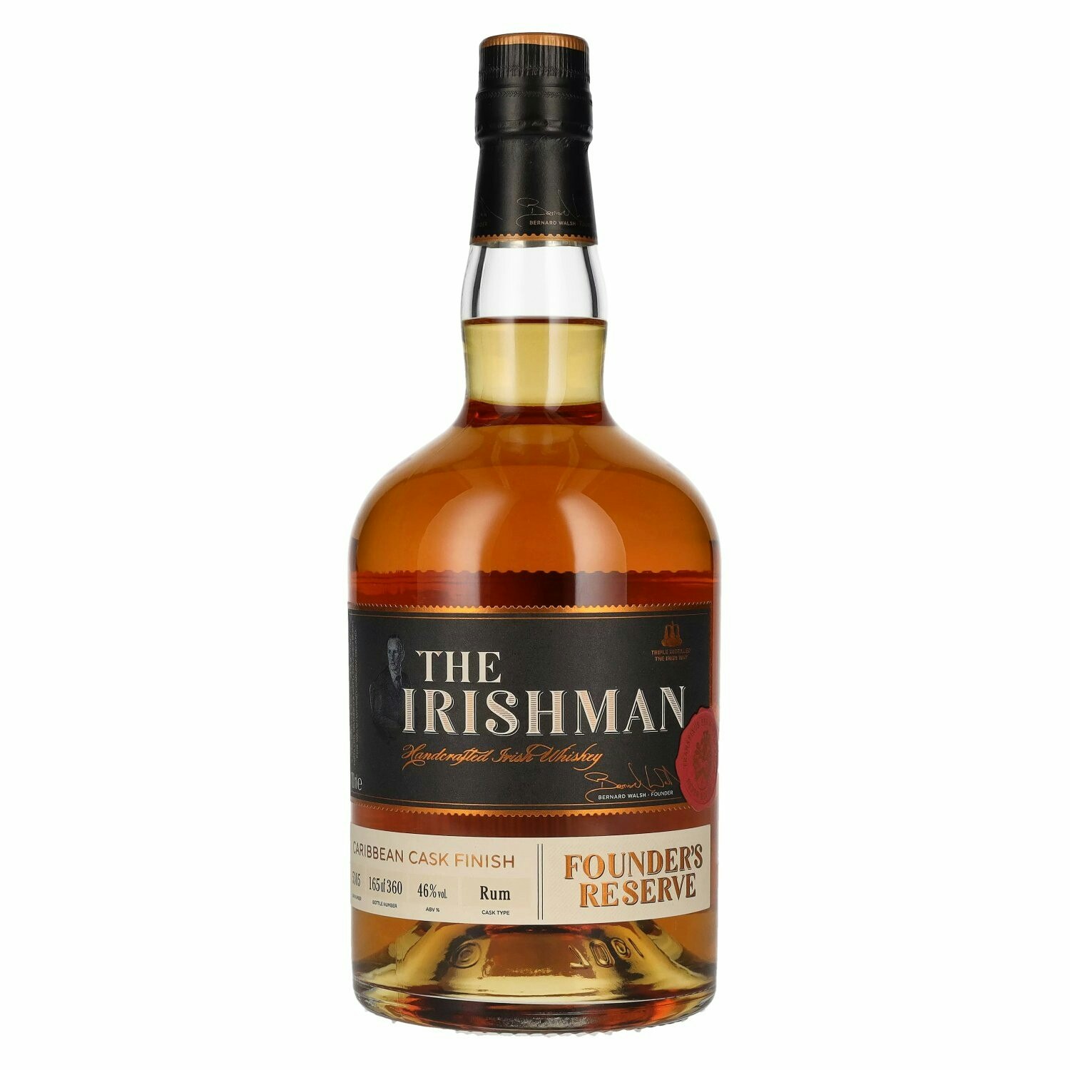 The Irishman FOUNDERS RESERVE Caribbean Cask Finish 46% Vol. 0,7l