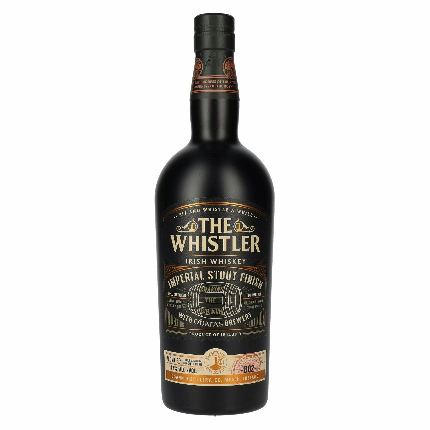 The Whistler Irish Whiskey IMPERIAL STOUT CASK FINISH 43% Vol. 0,7l