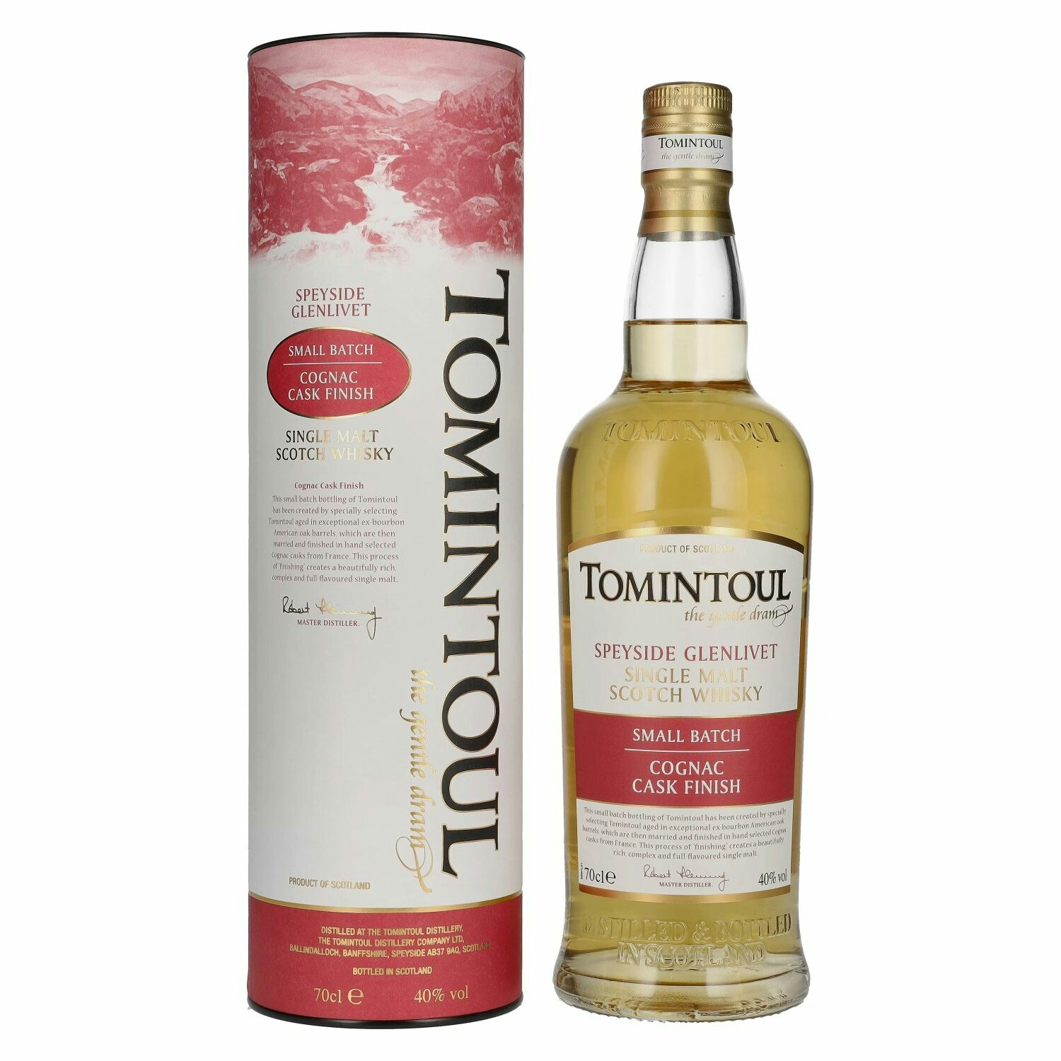 Tomintoul Small Batch Cognac Cask Finish 40% Vol. 0,7l in Giftbox