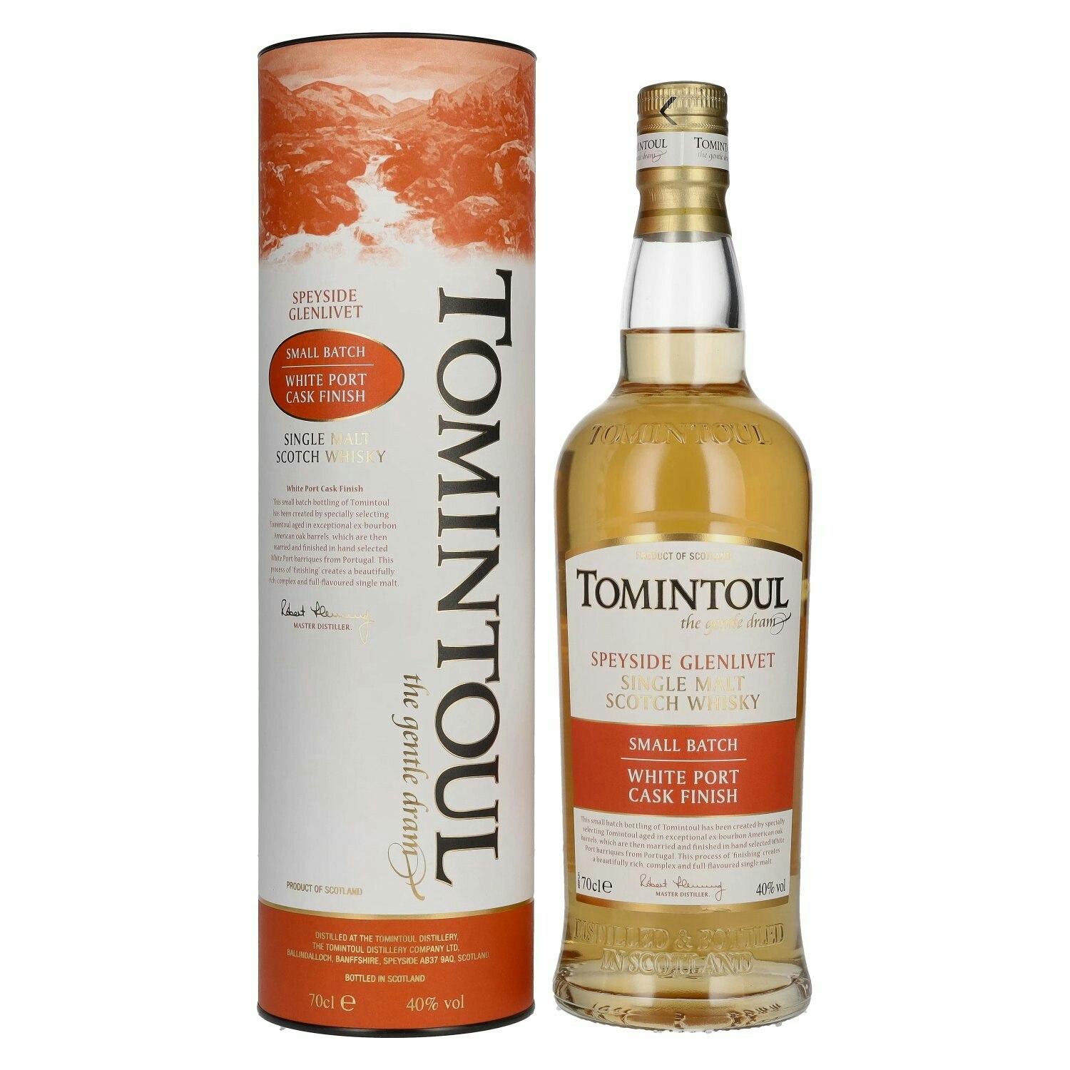 Tomintoul Small Batch White Port Cask Finish 40% Vol. 0,7l in Giftbox