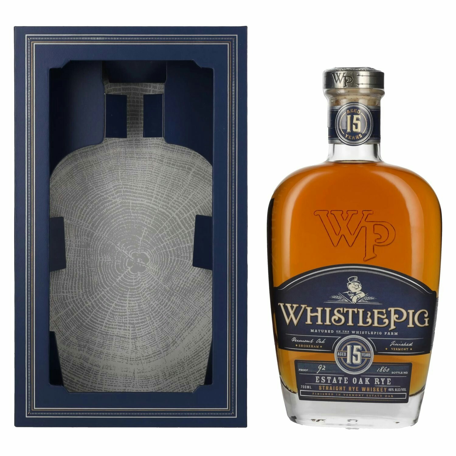 WhistlePig 15 Years Old Straight Rye Whiskey 46% Vol. 0,7l in Giftbox