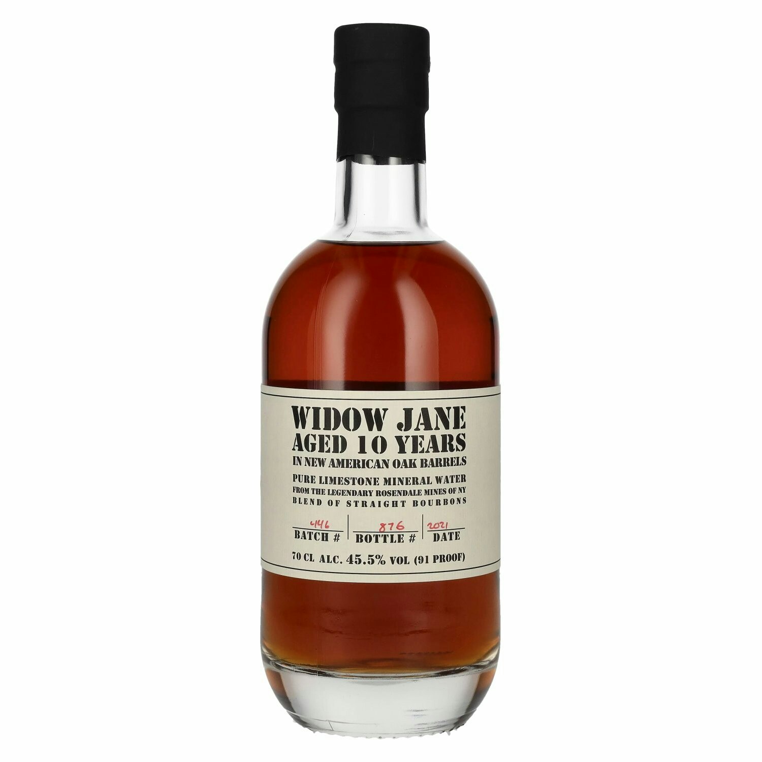 Widow Jane 10 Years Old Straight Bourbon Whiskey 45,5% Vol. 0,7l