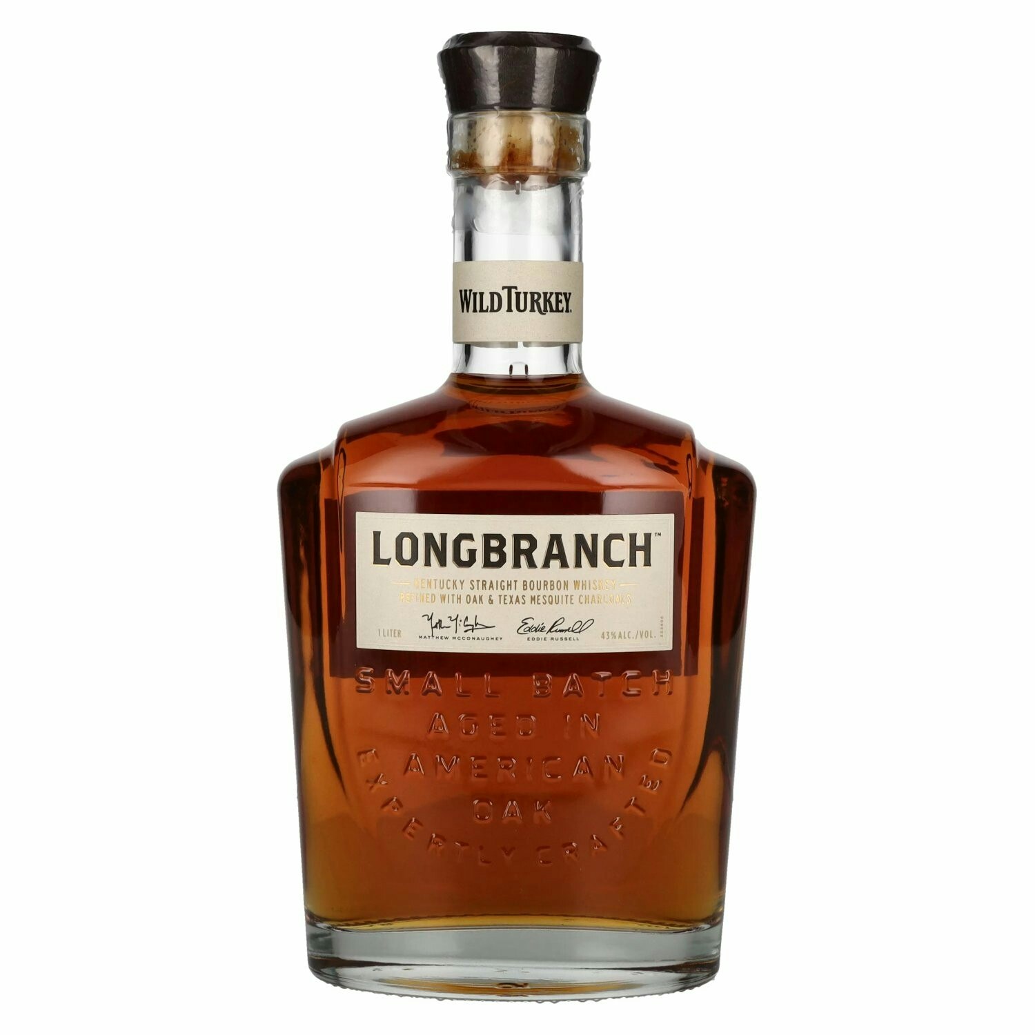 Wild Turkey LONGBRANCH 8 Years Old Kentucky Straight Bourbon Whiskey 43% Vol. 1l