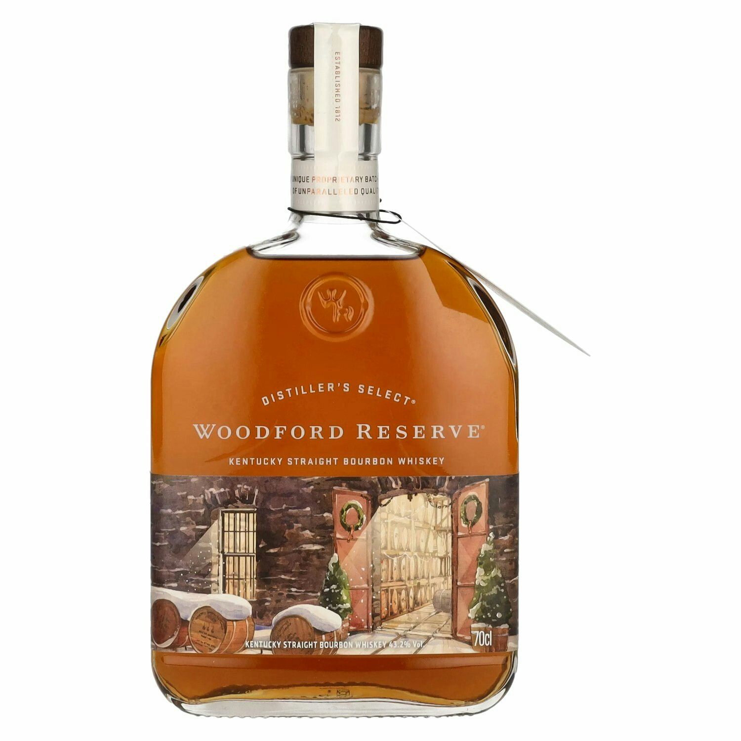 Woodford Reserve Kentucky Straight Bourbon Whiskey HOLIDAY Edition 43,2% Vol. 0,7l