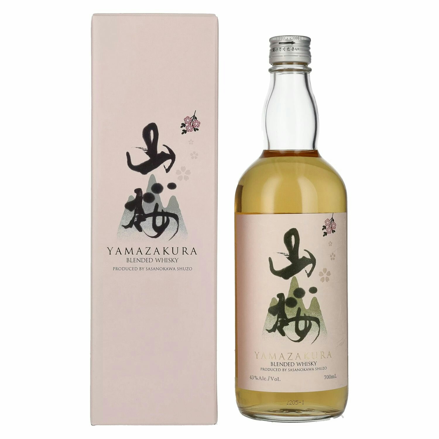 Yamazakura Blended Whisky Pink Label 43% Vol. 0,7l in Giftbox