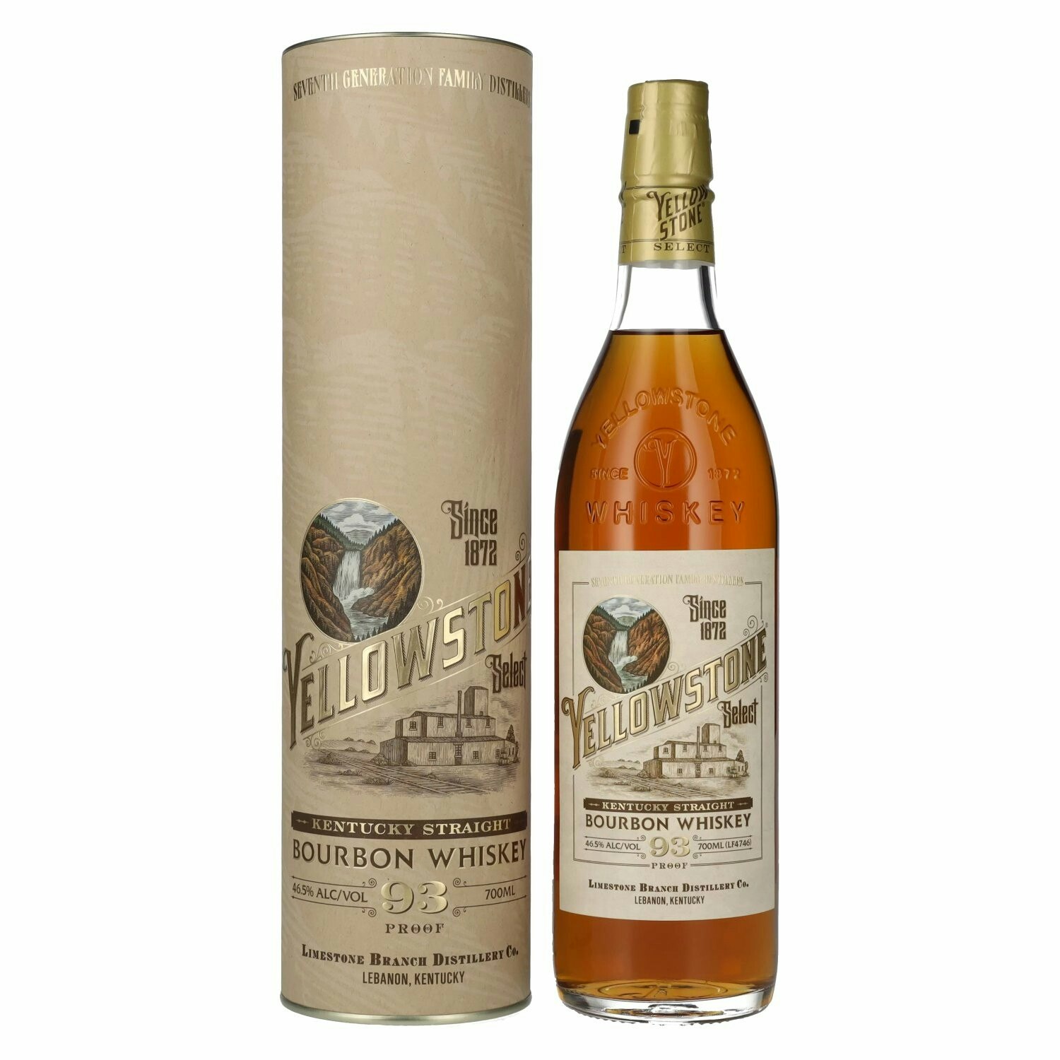 Yellowstone SELECT Kentucky Straight Bourbon Whiskey 46,5% Vol. 0,7l in Giftbox