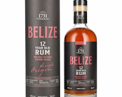 1731 Fine & Rare BELIZE 12 Years Old Single Origin Rum 46% Vol. 0,7l in Giftbox