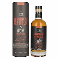 1731 Fine & Rare DOMINICAN REPUBLIC 5 Years Old Single Origin Rum 46% Vol. 0,7l in Giftbox