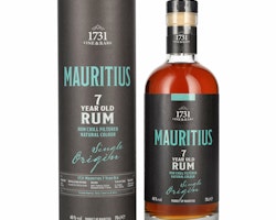1731 Fine & Rare MAURITIUS 7 Years Old Single Origin Rum 46% Vol. 0,7l in Giftbox