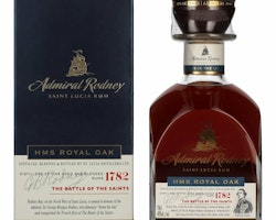 Admiral Rodney HMS ROYAL OAK Extra Old Saint Lucia Rum 40% Vol. 0,7l in Giftbox