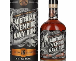 Austrian Empire Navy Rum 18 Solera Blended 40% Vol. 0,7l in Giftbox