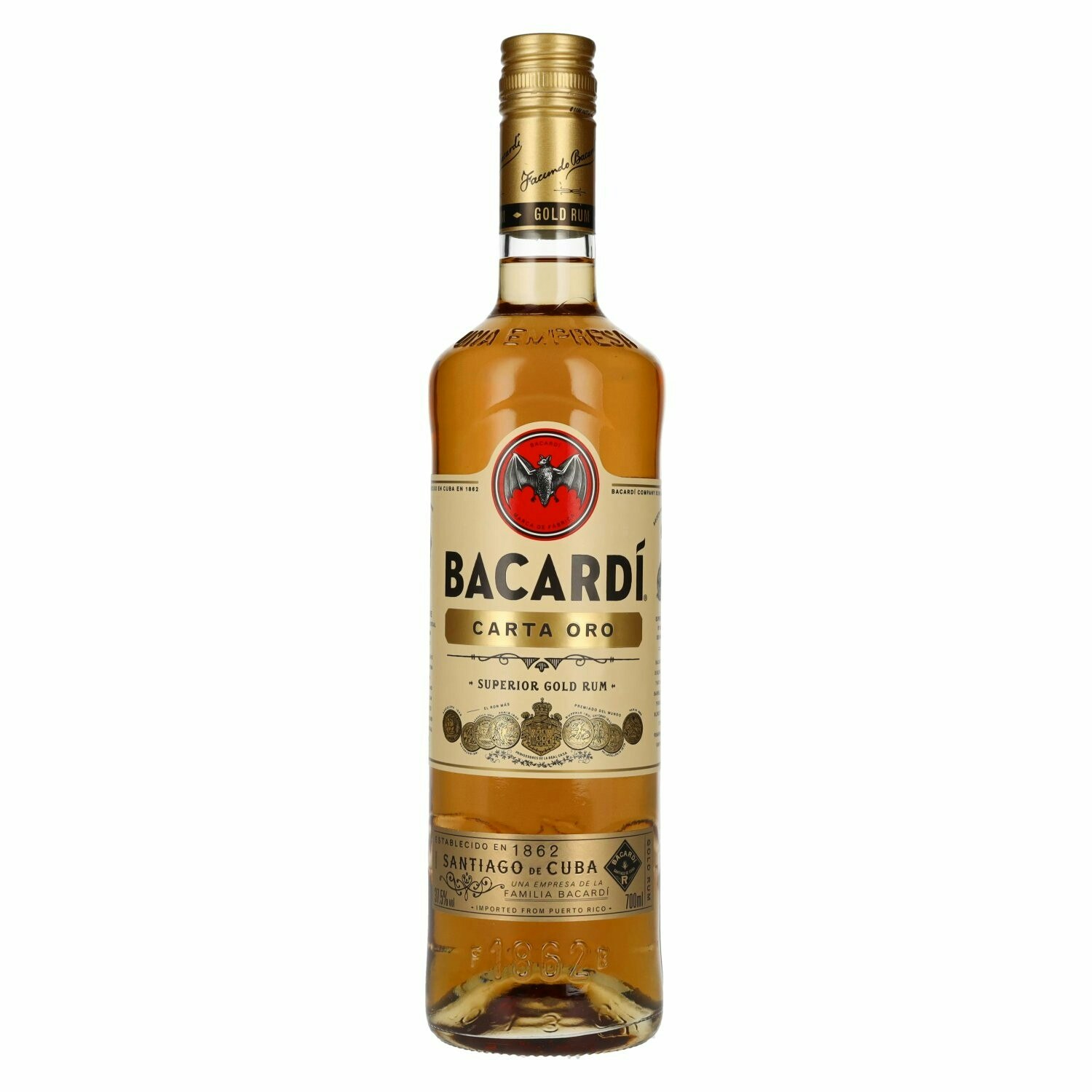 Bacardi Carta Oro 37,5% Vol. 0,7l