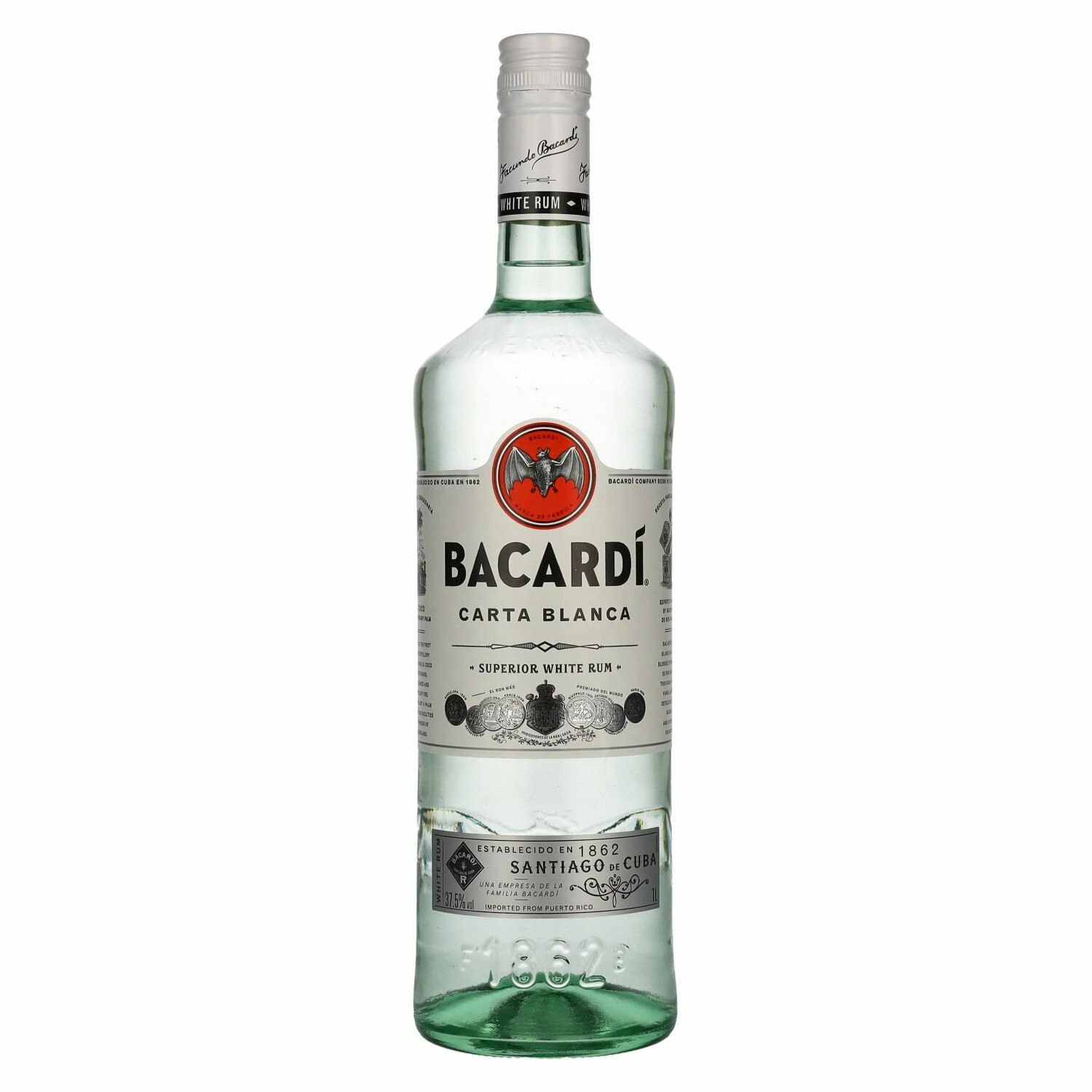 Bacardi Ron Carta Blanca Superior 37,5% Vol. 1l