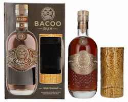 Bacoo 11 Years Old Rum 40% Vol. 0,7l in Giftbox with Tiki Mug