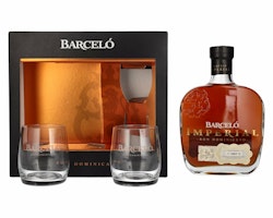 Barceló Imperial Ron Dominicano 38% Vol. 0,7l in Giftbox with 2 glasses